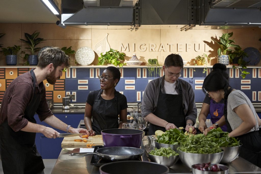 Food, architecture and community in the Migrateful kitchen